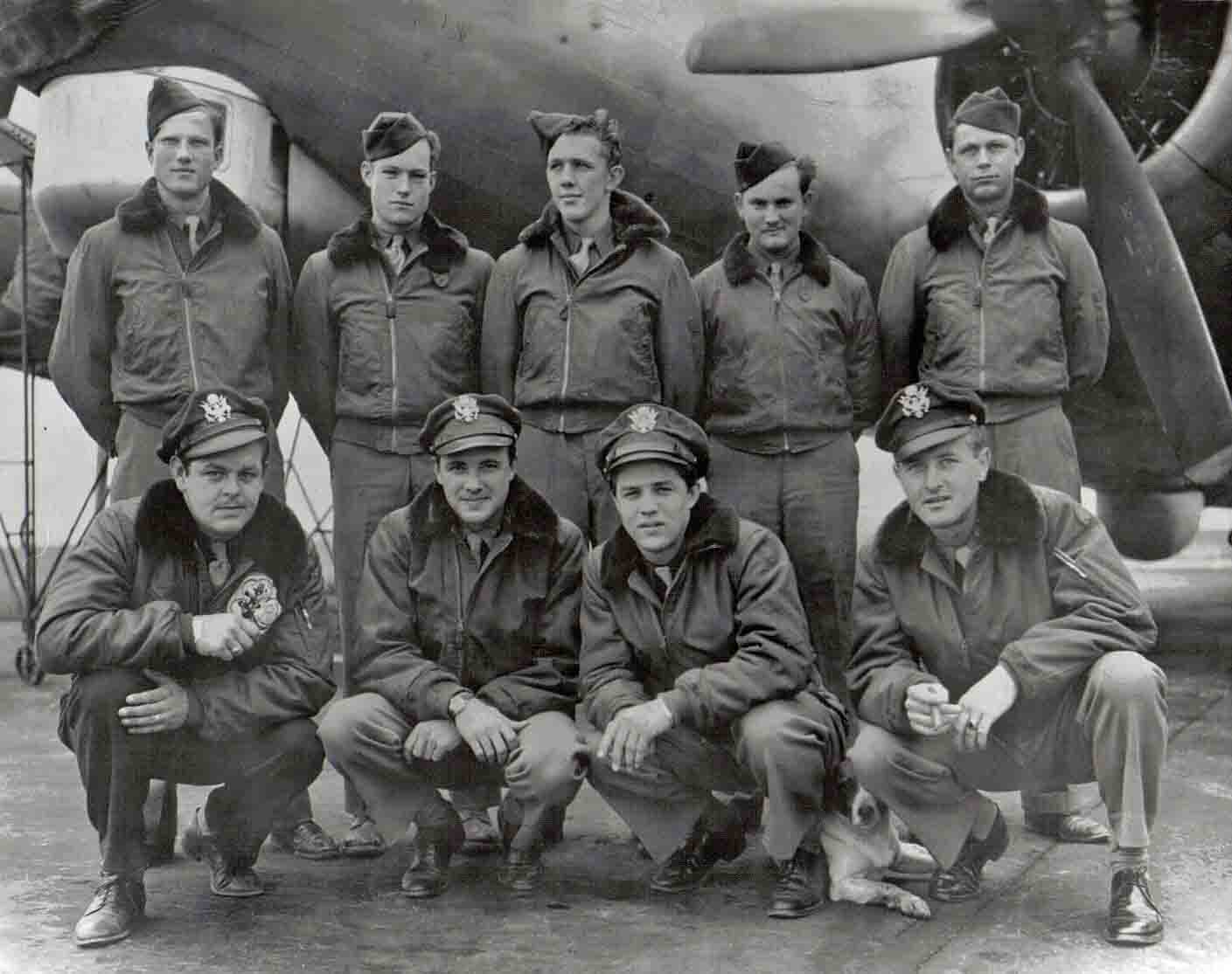 Frederick A. Maurer's Crew - 602nd Squadron - Probably April 1945